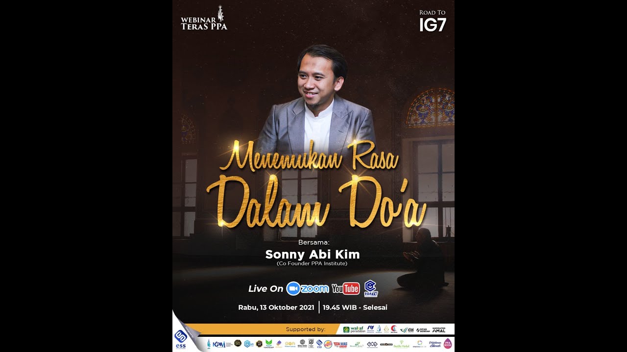 WEBINAR TERAS PPA | Menemukan Rasa Dalam Doa - Sonny Abi Kim