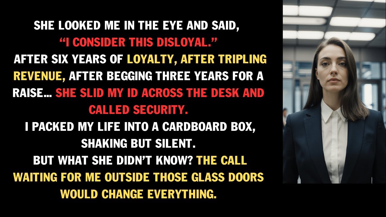 SIX YEARS OF LOYALTY&mdash;DISMISSED WITH A SINGLE WORD: &ldquo;DISLOYAL&rdquo;