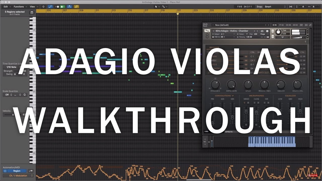 8Dio Adagio Violas - A Part of the Anthology Series Walkthrough
