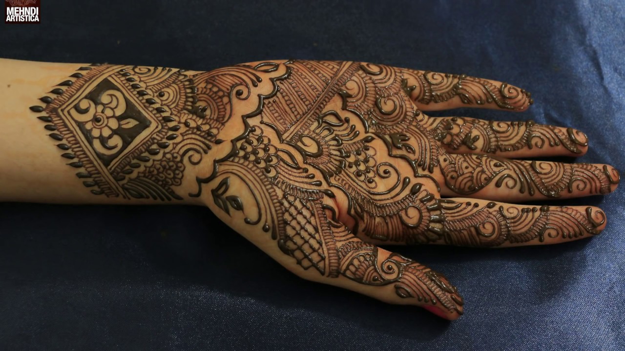 Traditional Rajasthani Hand Mehandi Designs | Karwa chauth, Eid, Diwali, Rakhi Mehndi