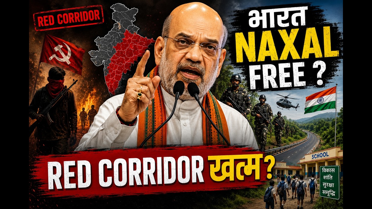 Amit Shah Declares Naxal-Free India | Rise & Fall of Red Corridor