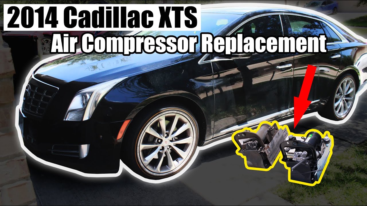 Замена воздушного компрессора Cadillac XTS 2014 года