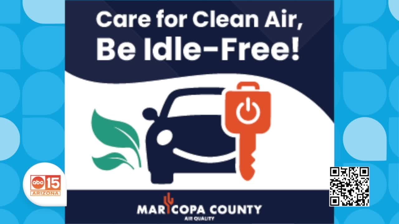 Maricopa County Air Quality Department encourages you to Care for Clean Air, Be Idle-Free