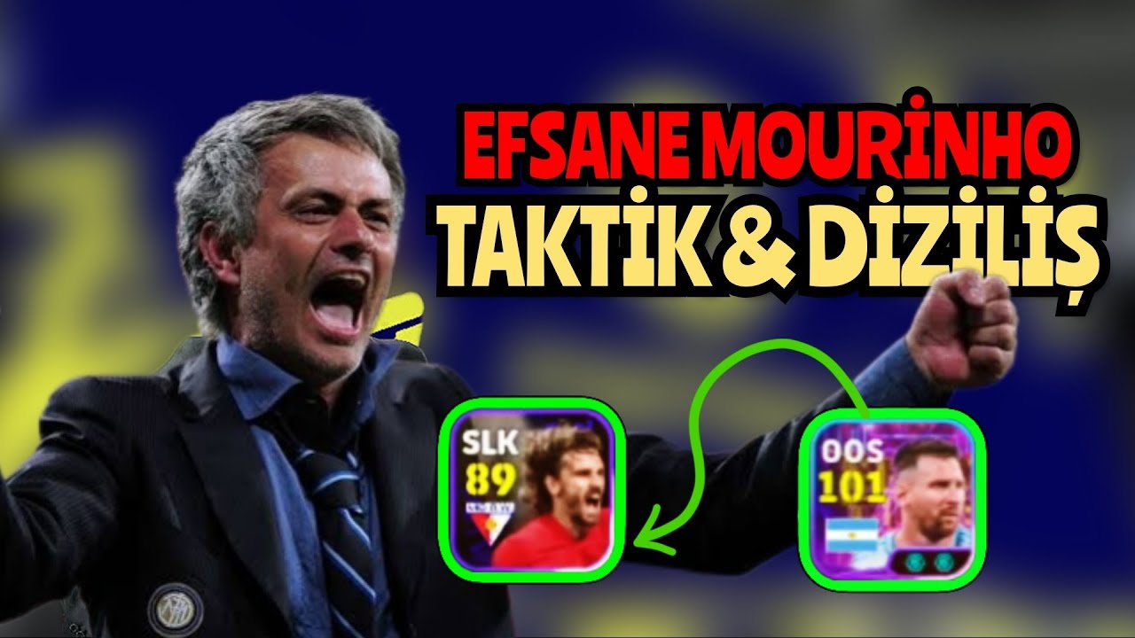 J. MOURİNHO'nun EN İYİ HIZLI KONTRATAK TAKTİĞİ ve BAĞLANTI OYUNU.#efootball #efootball2026 #mourinho