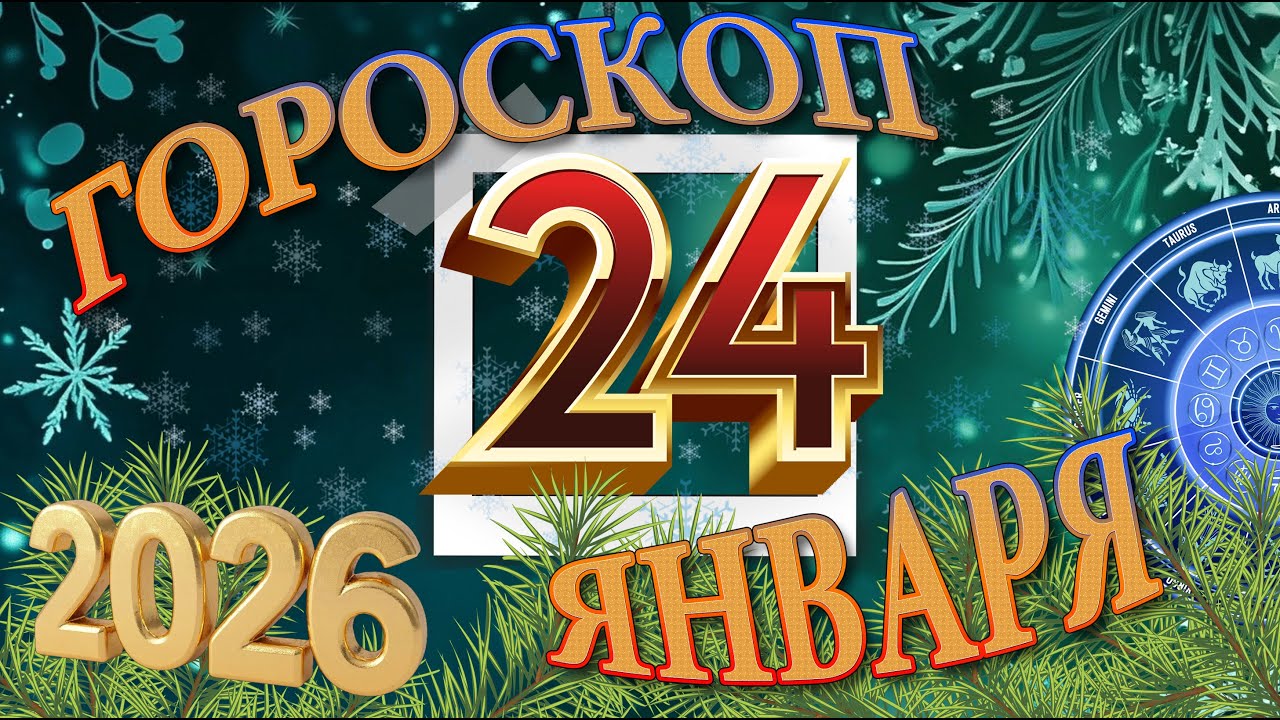 24  ЯНВАРЯ    -   ГОРОСКОП , 2026 года / гороскоп на завтра / гороскоп на сегодня / 24January 2026
