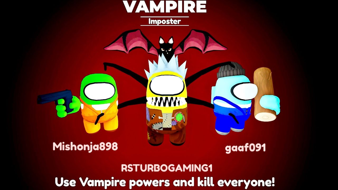 Among us (Imposters & Roles) *🦇VAMPIRE ROLE* Gameplay Part 167 - Roblox