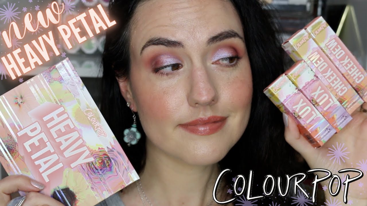 New ColourPop Spring HEAVY PETAL Collection | Swatches, Comparisons,Tutorial + Review