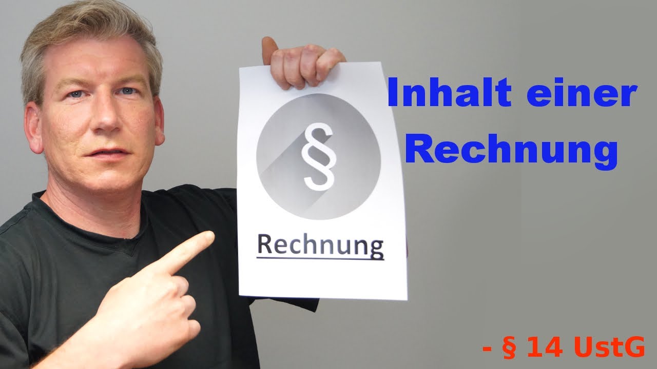 Was muss in eine Rechnung? | Wie muss eine Rechnung aufgebaut sein? | gesetzliche Vorgaben