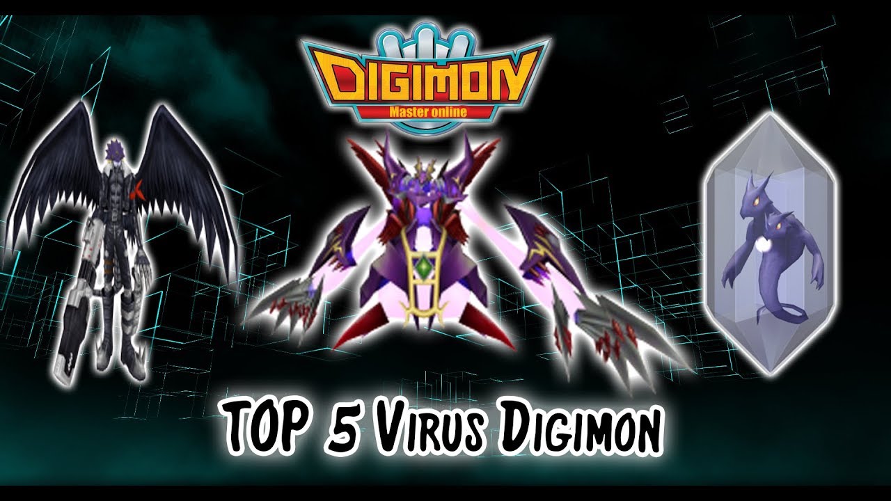 TOP 5 Virus Digimon in Digimon Masters Online