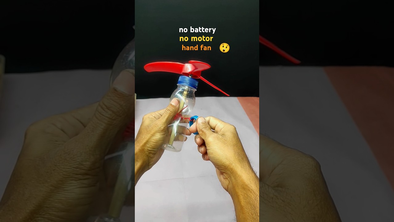 how to make a fan without battery and motor 😂😂