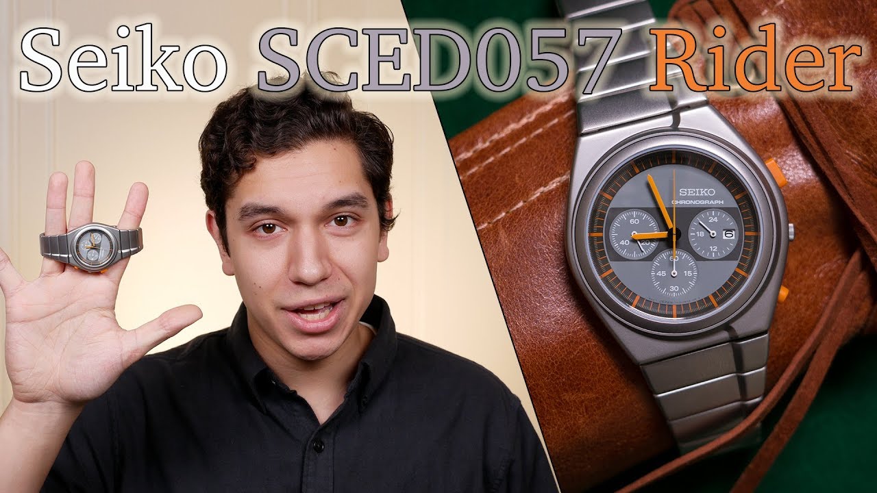 Seiko SCED057 Rider Review - Giugiaro's Unsung Design from the Speedmaster Series