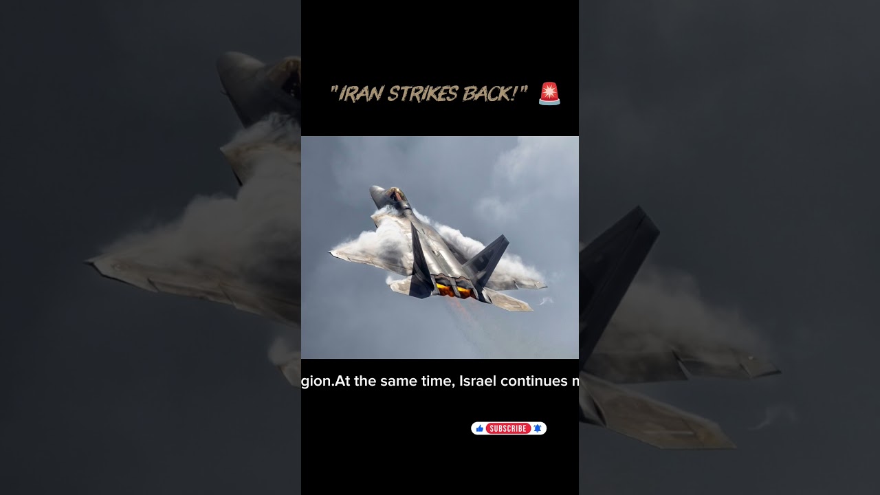 🚨 Iran Strikes Back! Middle East Crisis Escalates 😱#iran #irandeal #israel #worldnews #trending #usa