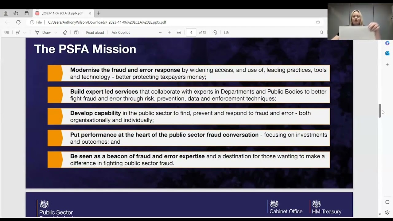 IALS/European Criminal Law Webinar: Improving the Response to Fraud