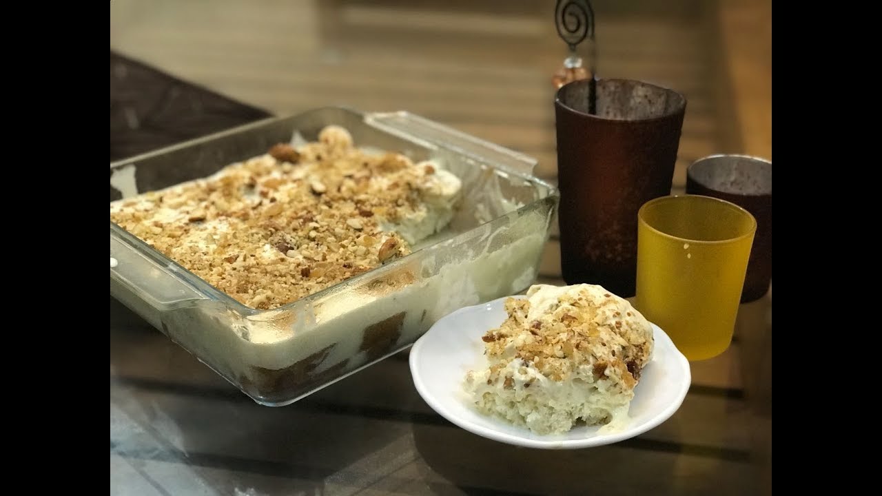 Mamas Easy Bread Pudding Recipe | Easy Dessert | Ramadan Special | بودنغ الخبر