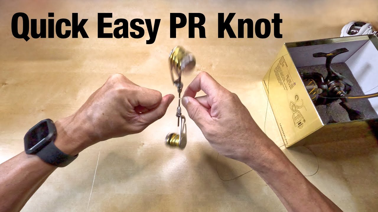 Узел PR с катушкой | FG Leader to Braid Knot