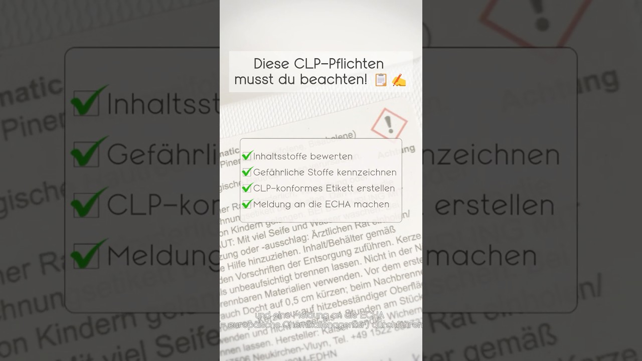 Was ist die CLP-Verordnung &ndash; und warum betrifft sie Duftkerzen?