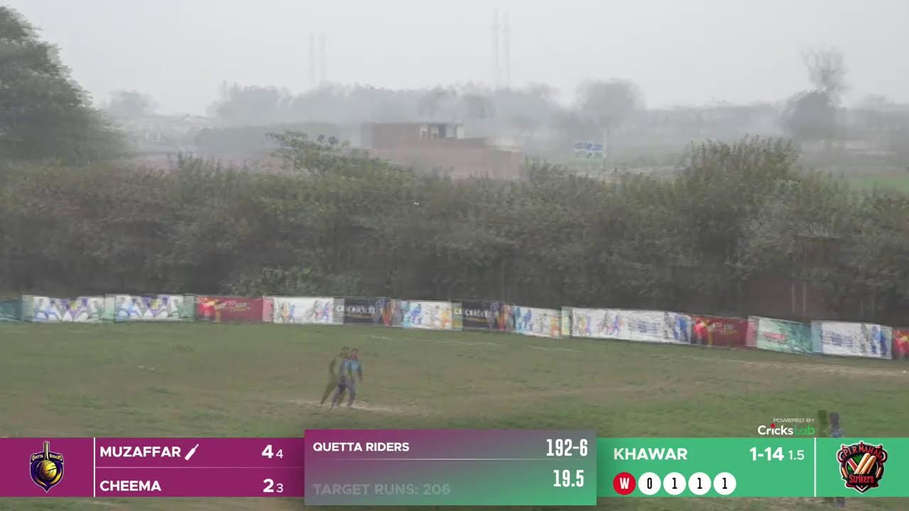 Karachi Challenge Cup 1/ 05-01-2026 / Pirmahal Strikers vs Quetta Riders
