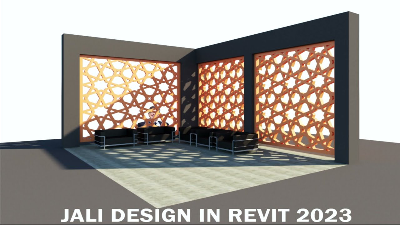 Create Islamic Pattern in Revit Architecture (Jali)