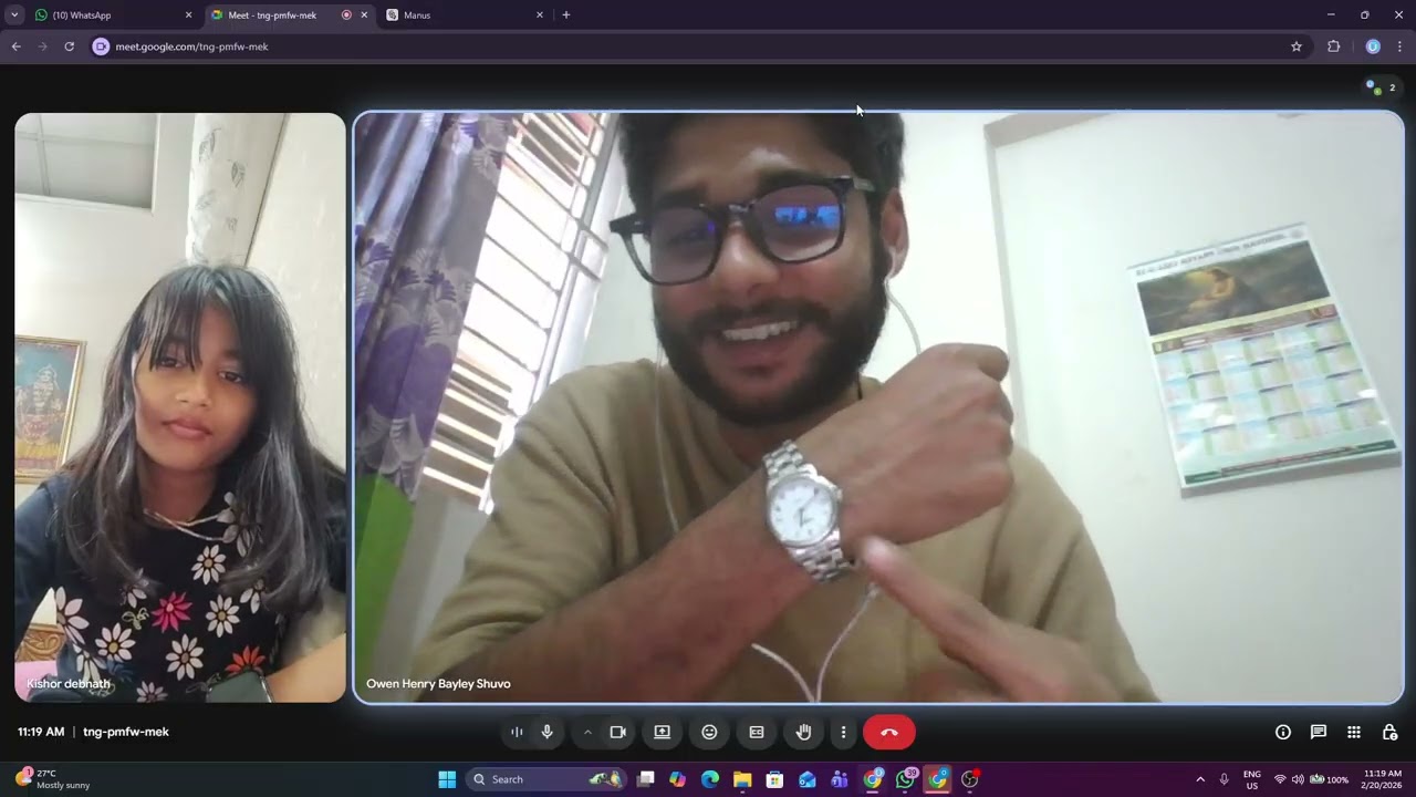 Introduction Class for Spoken English with a Grade 4 student