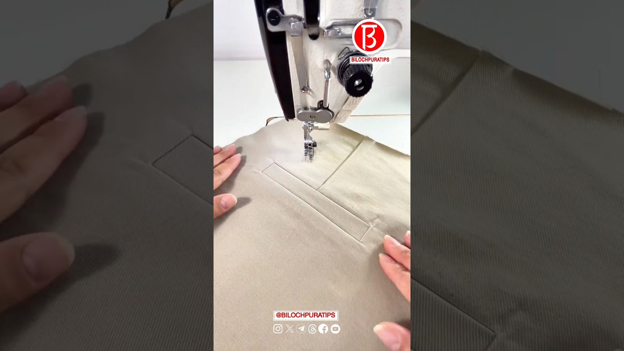 How to make fake back pockets on pants