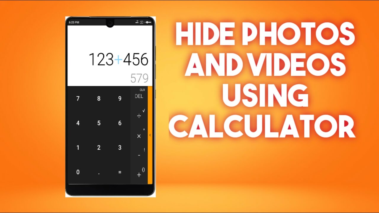 Hide Photos and Videos using Calculator Application in Android Smartphone