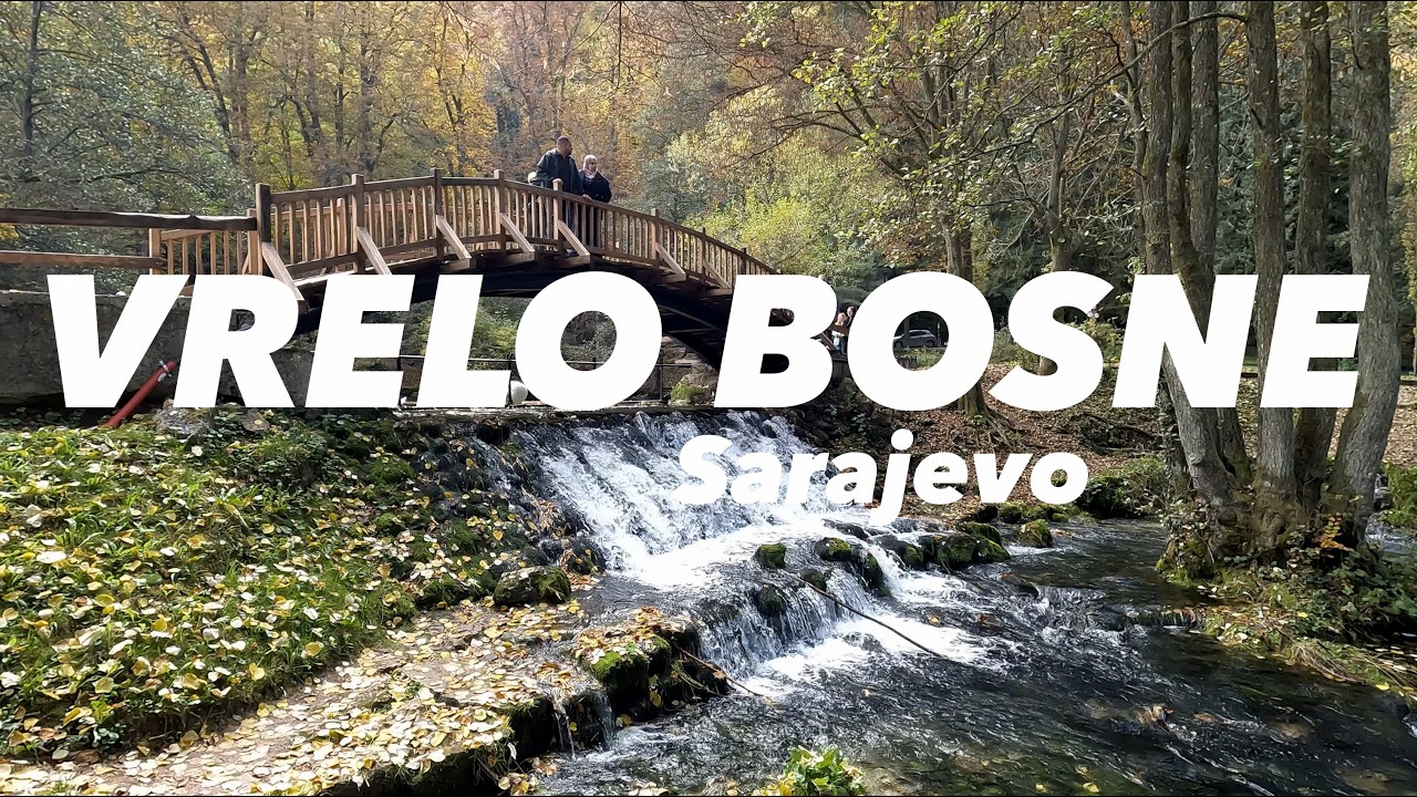 Jesenja šetnja kroz Vrelo Bosne 🍂 Autumn walk through Vrelo Bosne (Sarajevo 4K)