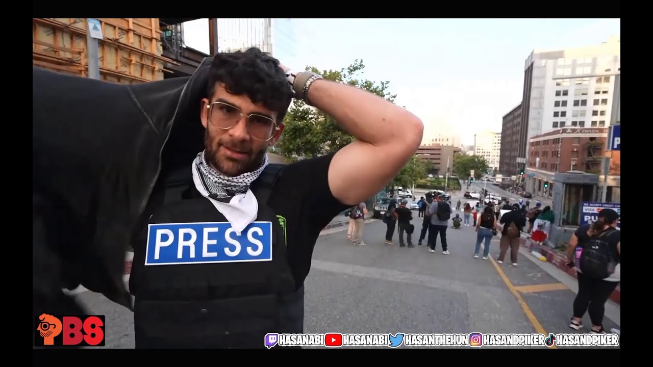 No Kings Day IRL Stream with Hasan Piker as Press