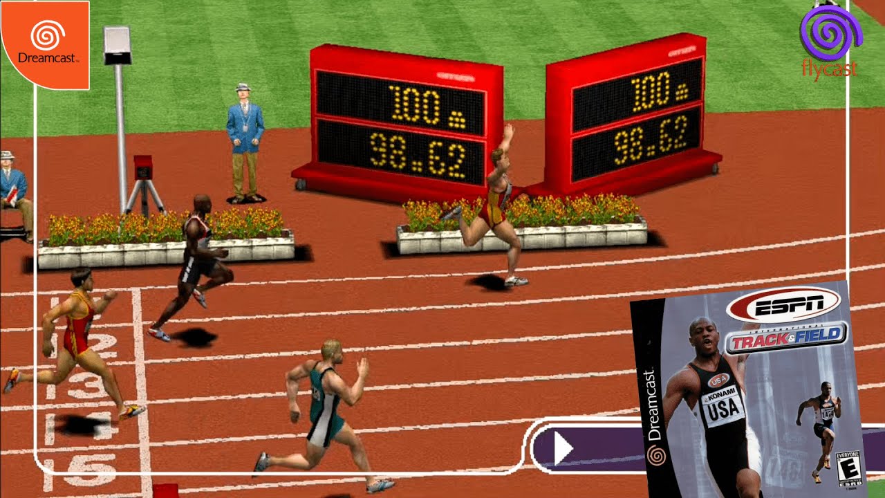 ESPN International Track & Field (2000) SEGA Dreamcast Gameplay in HD (Flycast)