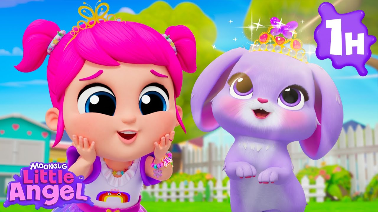 Princess Bunny Diva! 🐇💖👑 | Little Angel Kids Songs & Nursery Rhymes