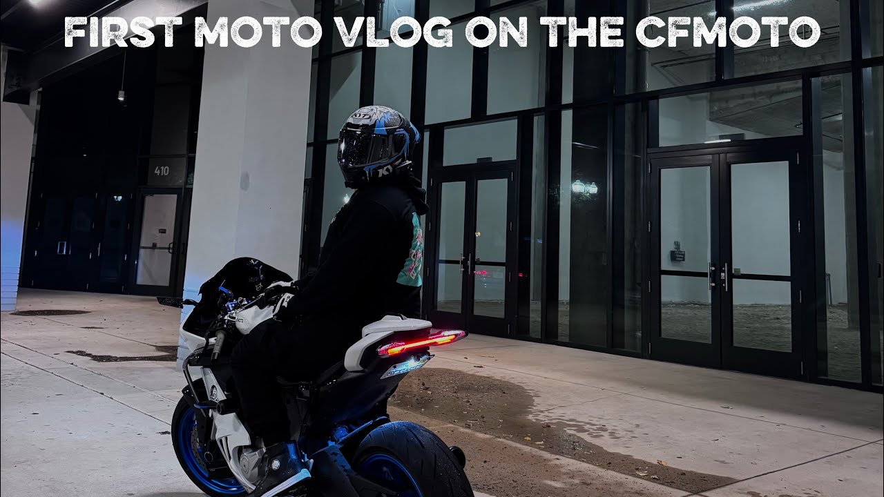 First moto vlog (cfmoto 675ss)