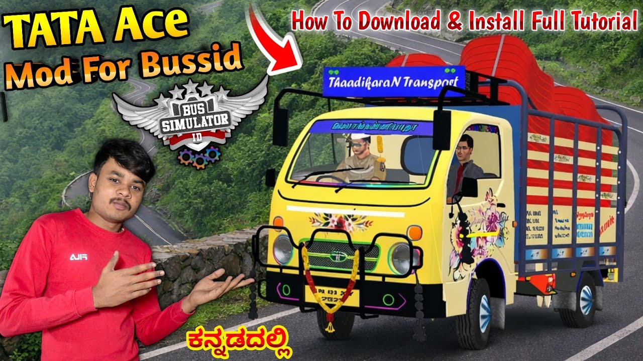 ಟಾಟಾ ಎಸಿ ಗೇಮ್ 🤩🥳  TATA Ace Mod For Bussid In Kannada | Tata Ace Game Kannada | Tata Ace Mod | Cgk