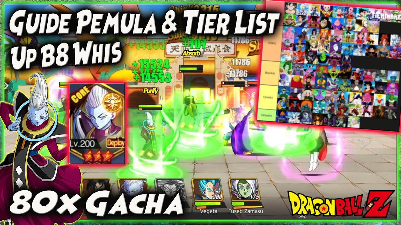 GUIDE PEMULA & TIER LIST | 80x GACHA + UP WHIS ke B8 🔥 DRAGON BALL UNIVERSE WARRIOR