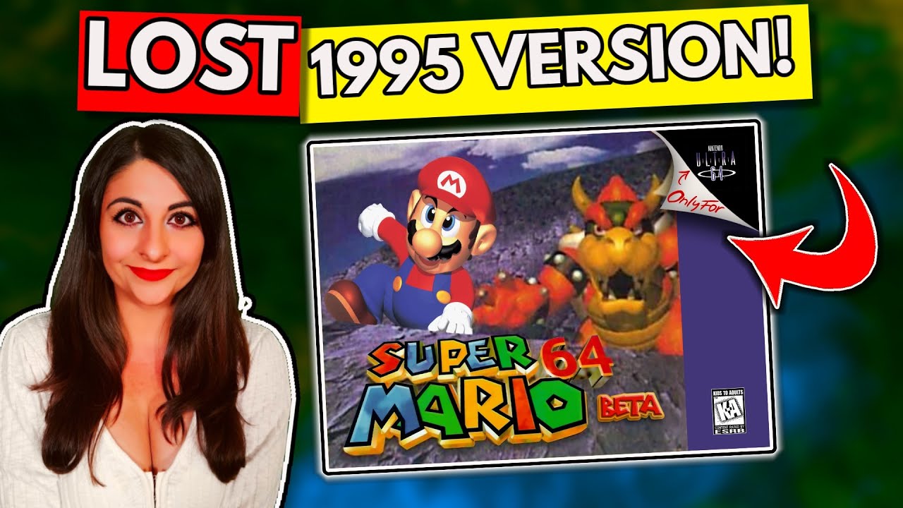 Утерянная бета-версия Super Mario 64 — странная предрелизная сборка 1995 года!