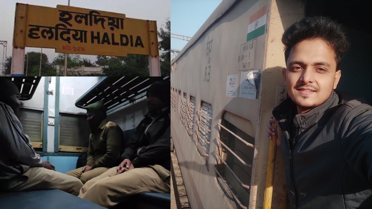 22330/Asansol - Haldia SF Express (UnReserved) Full Train Journey | 5 घंटे का सुनहरा रेल सफर❤️
