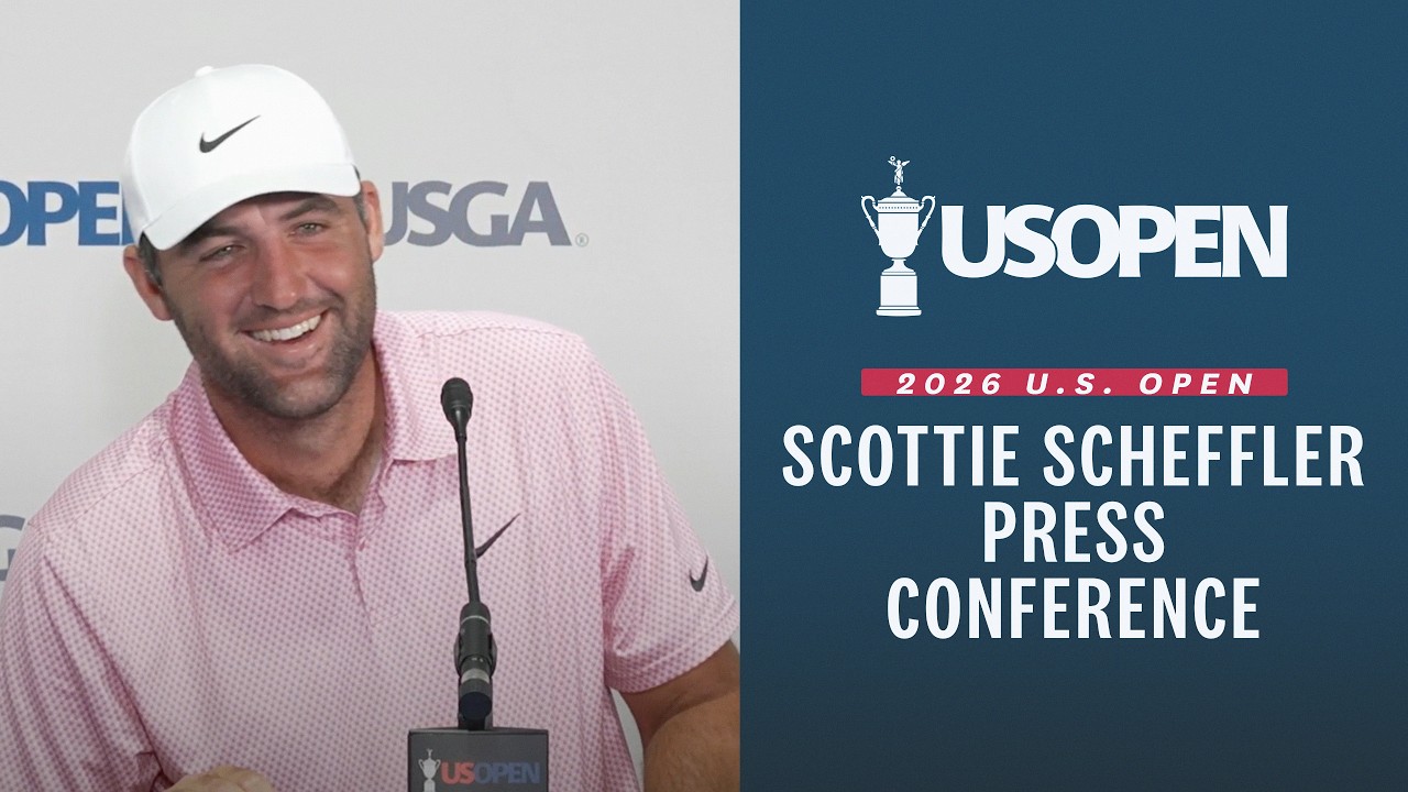 Скотти Шеффлер: пресс-конференция на U.S. Open 2026