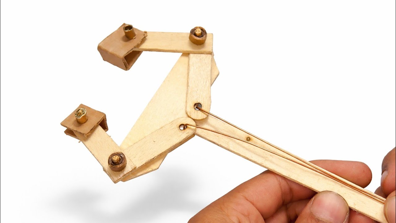ICE-CREAM STICKS Robotic Arm | How To Make Arm That Can Pick anything