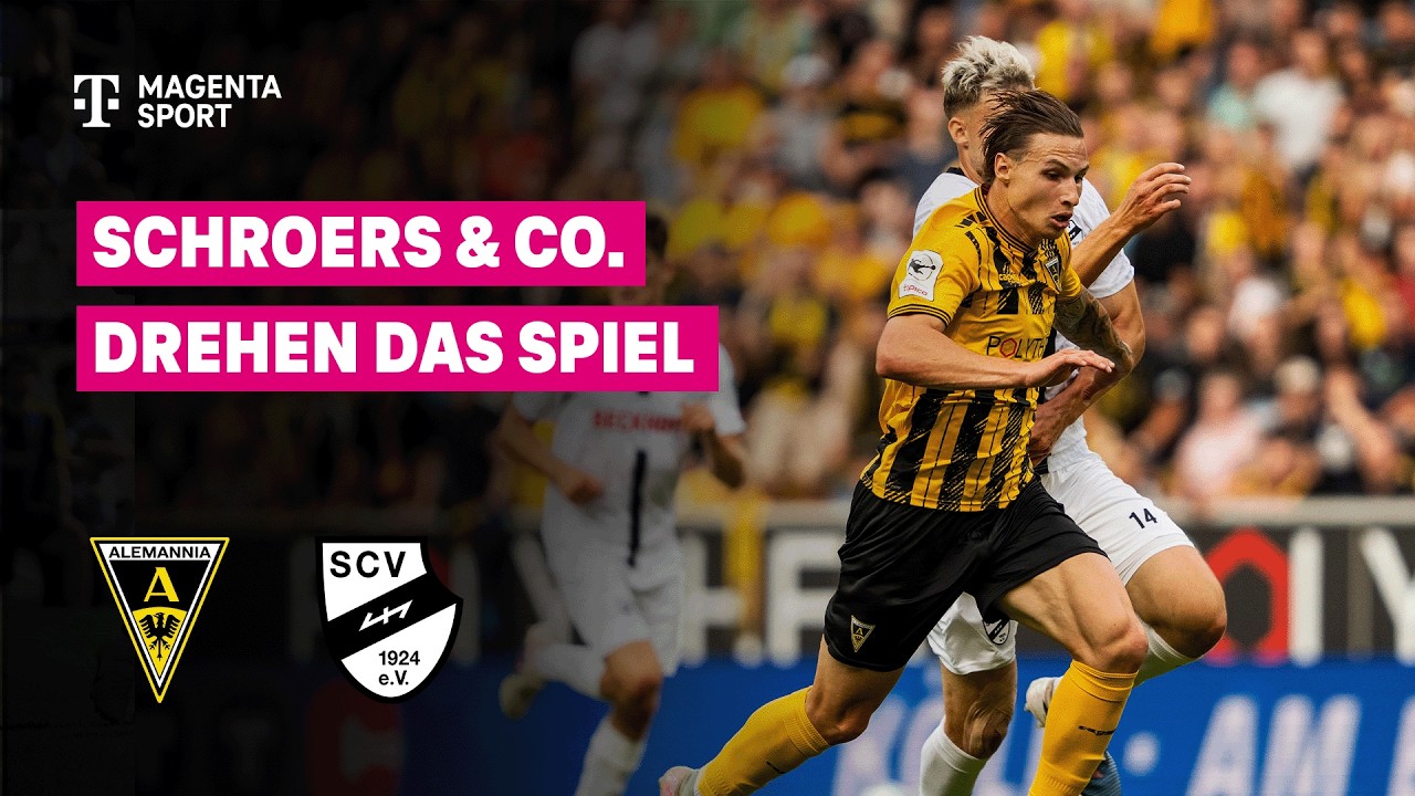 Alemannia Aachen vs. SC Verl, Highlights mit Livekommentar | 3. Liga | MAGENTA SPORT