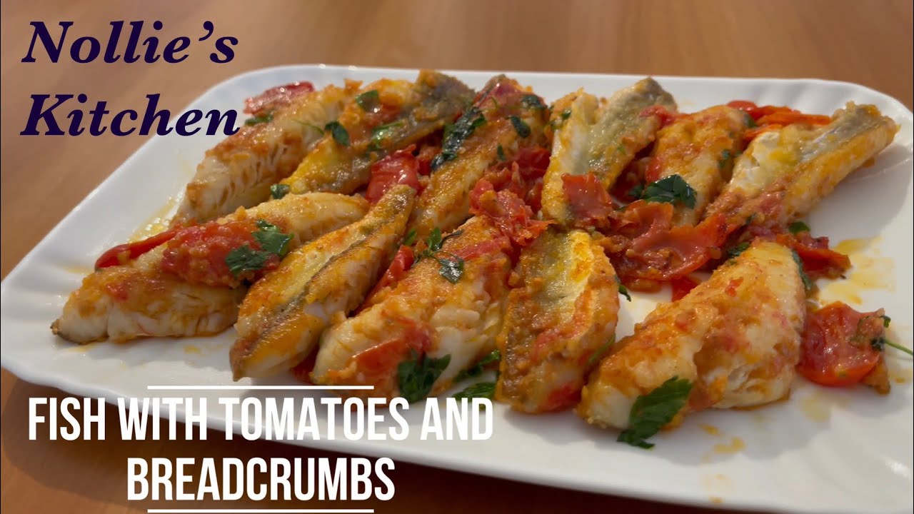 FISH with TOMATOES and BREADCRUMBS