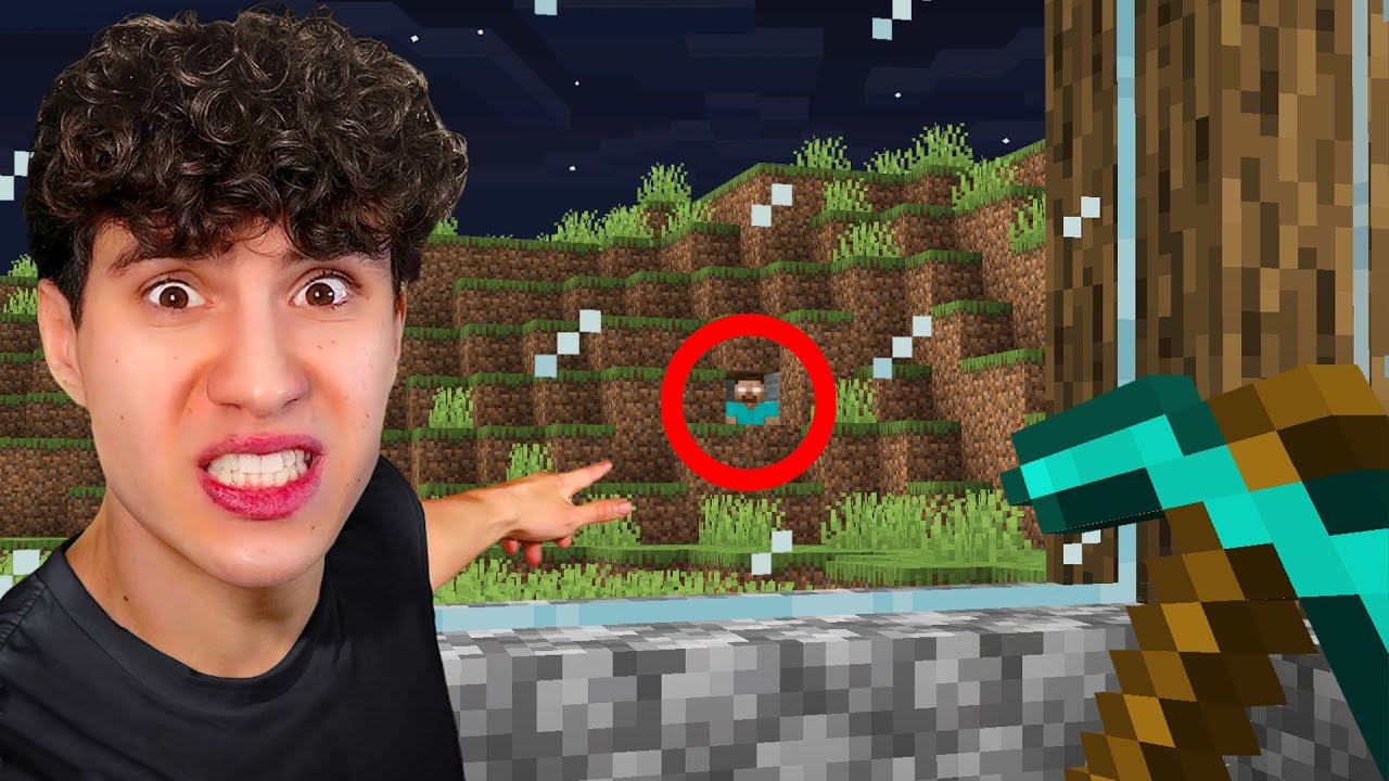 Ik Voeg Herobrine Toe In Mijn Vriend's Wereld