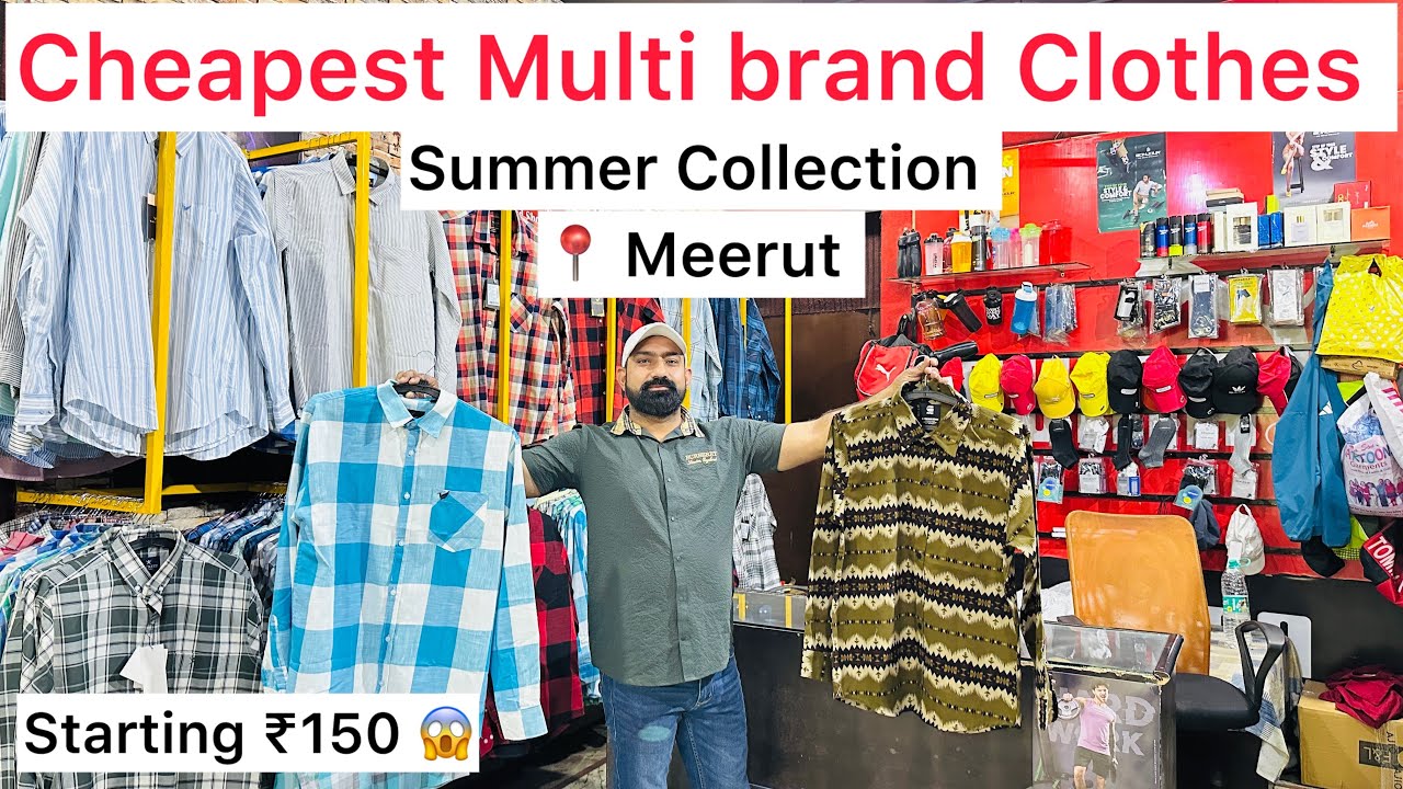 Cheapest Clothes Shop In Meerut | Cloths Market In Meerut | Multi Brand Showroom | Pawan Vlogs