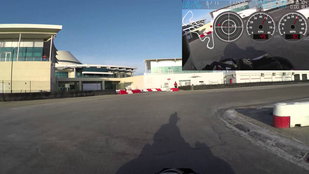 Karting at Al Forsan Raceway in Abu Dhabi regular kart