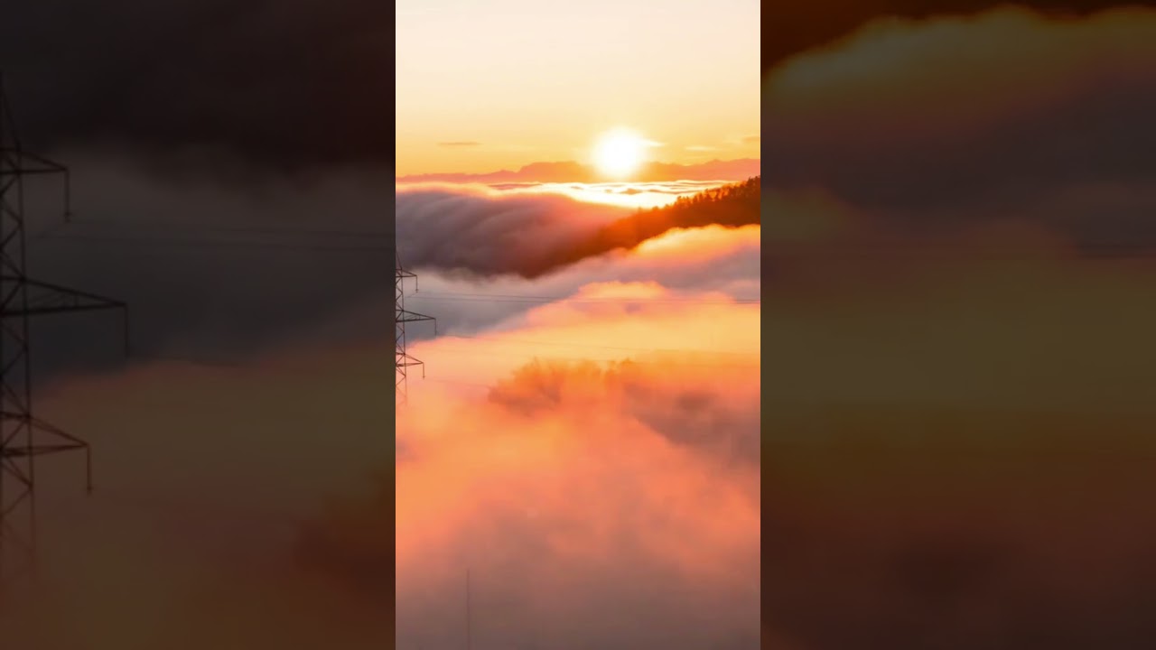 Beautiful Morning Sunrise - A Short Visual Delight | Double Muak #shorts  #naturebeautiful