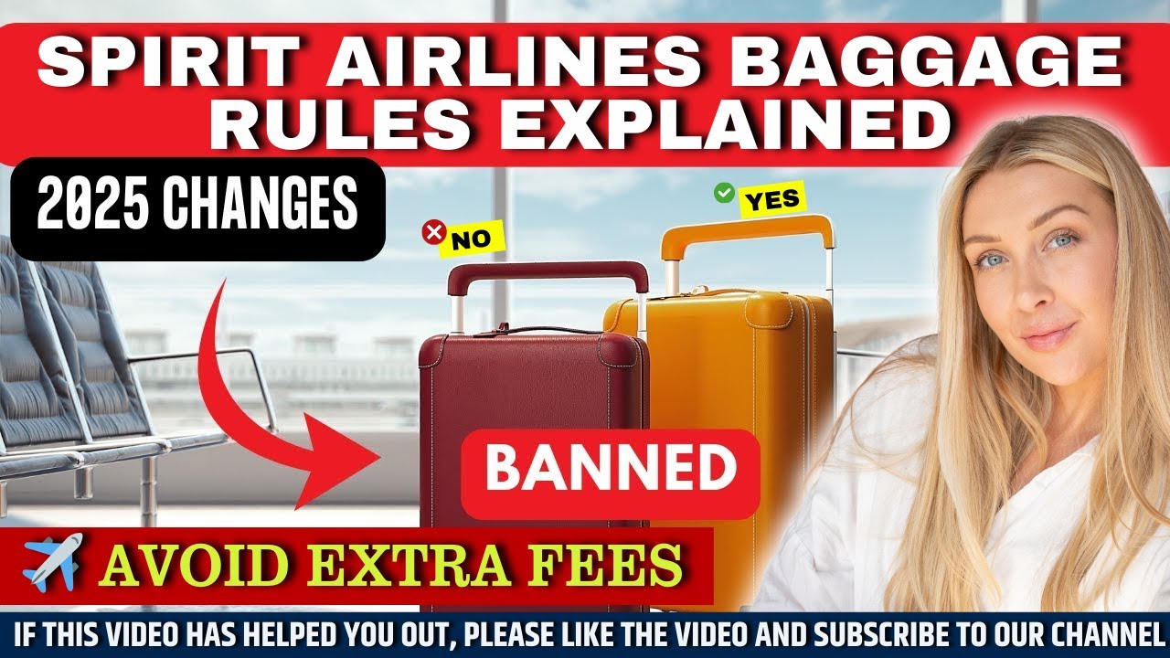 ✈️ Avoid Extra Fees! Spirit Airlines Baggage Rules Explained