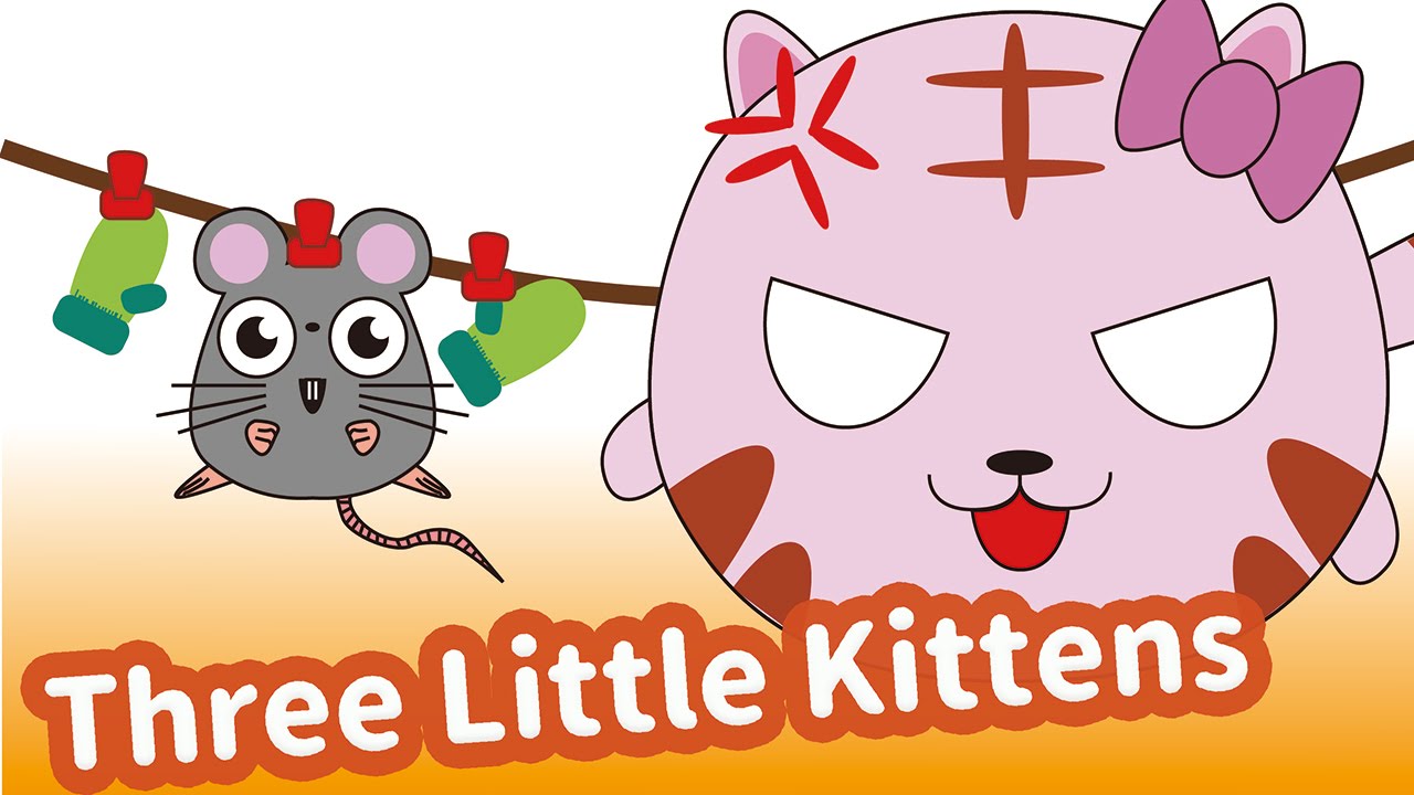 Three Little Kittens #4 | Children Nursery Rhyme | Kids Songs | Baby Puff Puff