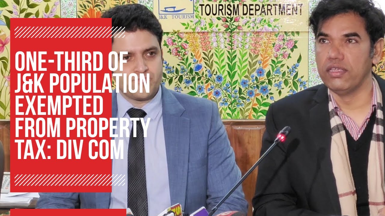 One-third of J&K population exempted from property tax: Div Com