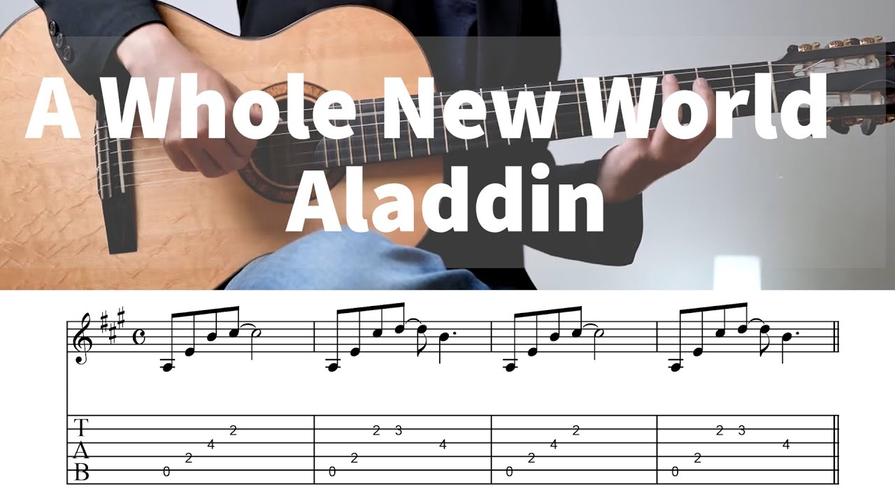 A Whole New World from Aladdin｜TAB
