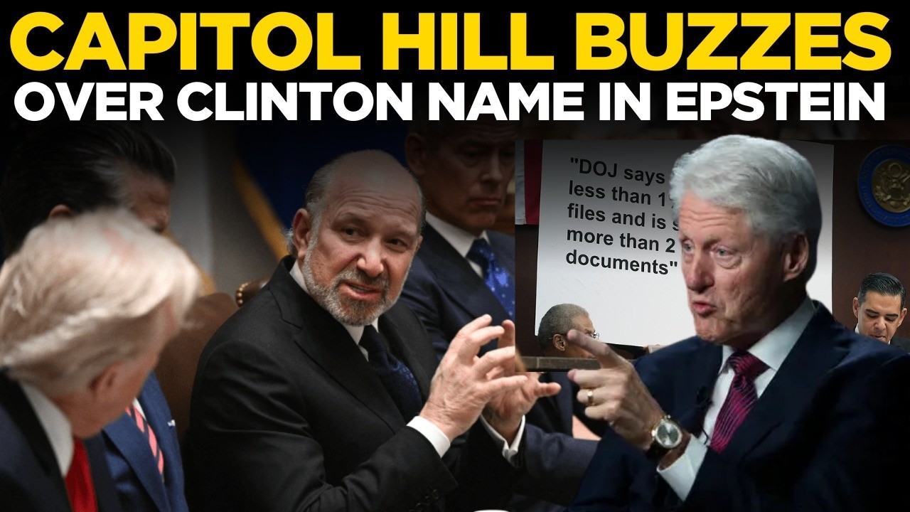 Epstein Hearing LIVE: Epstein Hearing Turns Explosive as Lawmakers Press Clinton | Bill Clinton