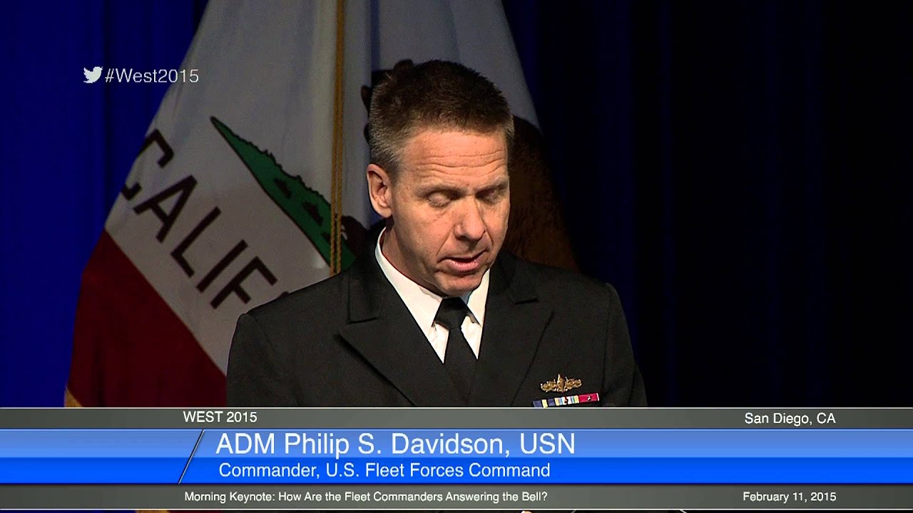 WEST 2015: ADM Philip S. Davidson, USN