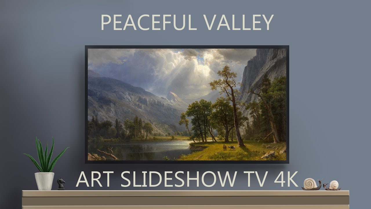 Peaceful valley | Vintage art slideshow | 4K Paintings | TV screensaver