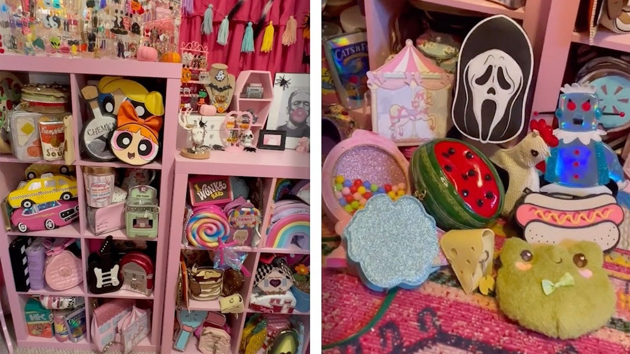 Woman Has Crazy Novelty Handbag Collection Worth Thousands